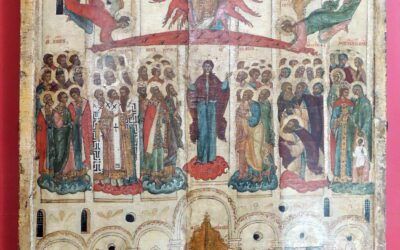 Jumalaema kaitsmise ja eestpalve ikoon Novgorodist 16. sajandist
