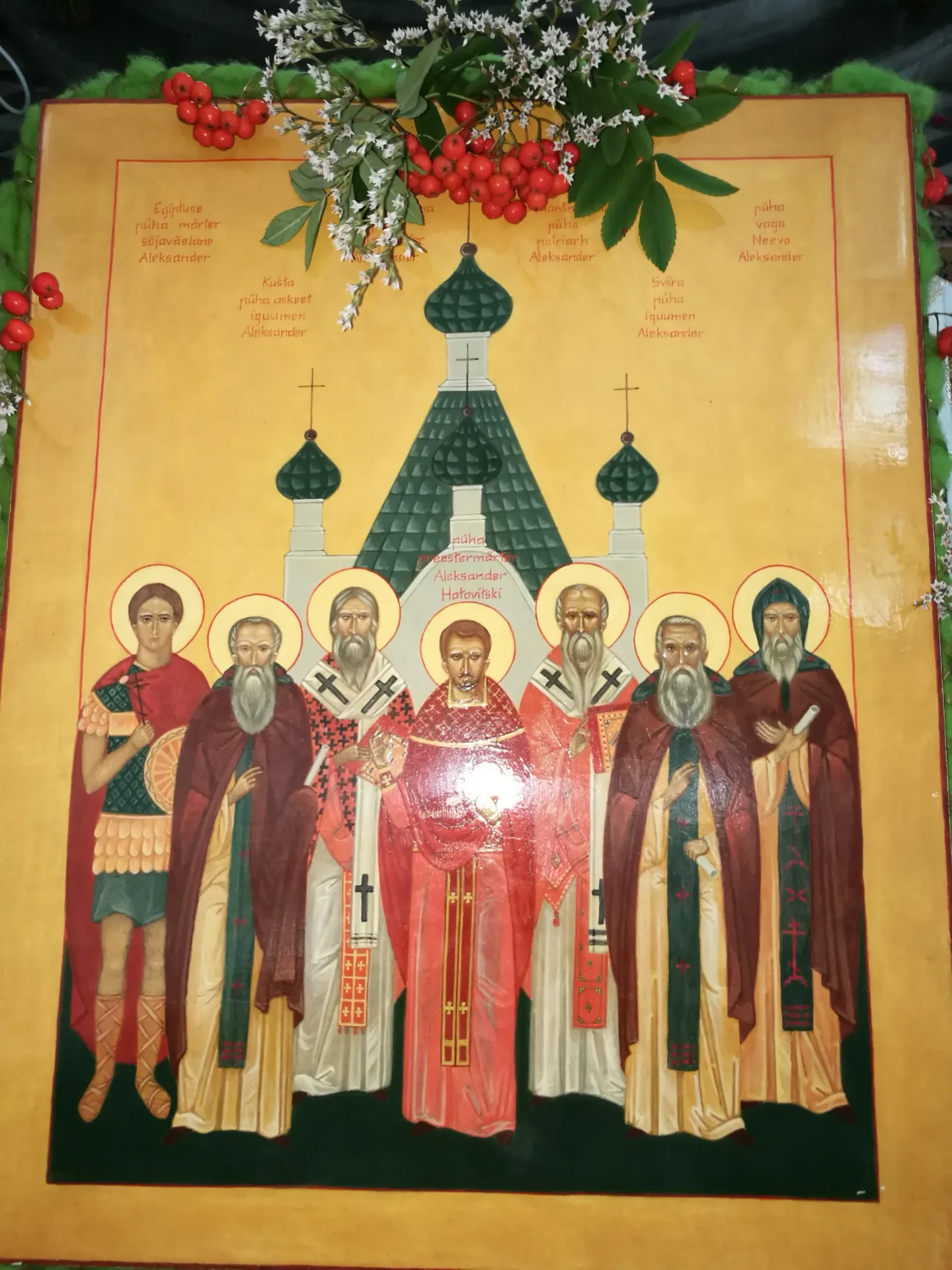 Pühade Aleksandrite ikoon augustis 2018
