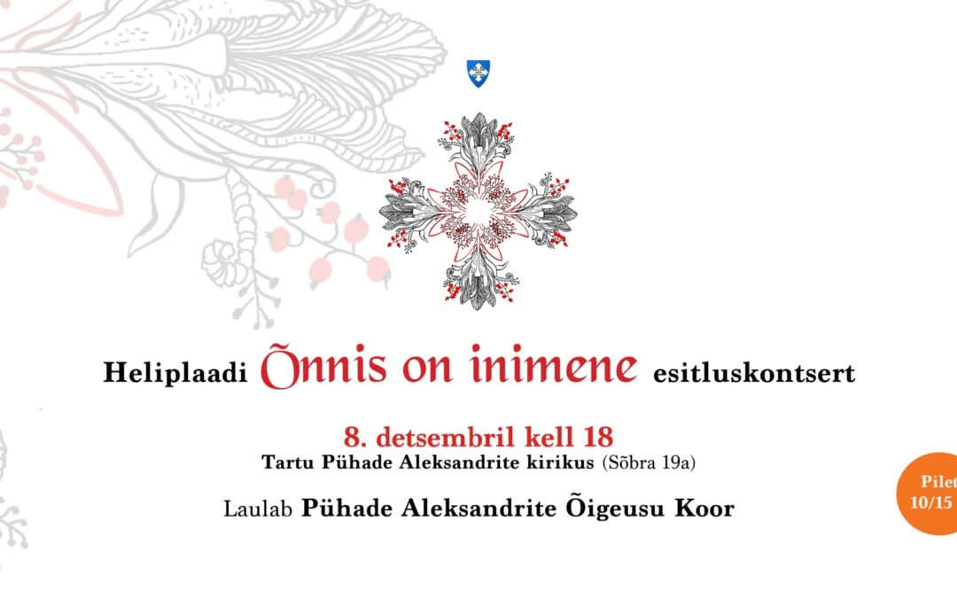 Pühade Aleksandrite Õigeusu Koori heliplaadi esitluskontsert